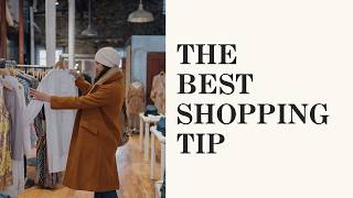 this ONE THING will help you shop less and better