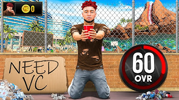 Turning a 60 OVR into a 99 OVR in 1 video... (No My Career + No Money Spent)