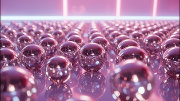 3D Abstract Motion Art | Calming Rolling Sphere Loop"