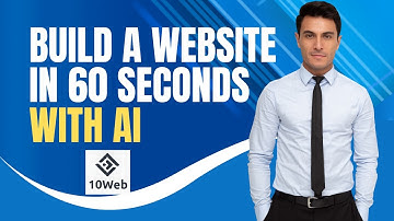 Build a WordPress Site in 60 Seconds Using 10Web AI | 10Web Tutorial for Beginners