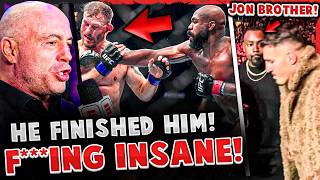 REACTIONS to Jon Jones vs Stipe Miocic! Tom Aspinall & JON JONES BROTHER in CROWD! *LIVE REACTIONS*