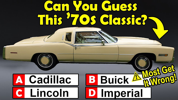 How Many Classic 1970s Cars Can You Guess Right? Start Now...