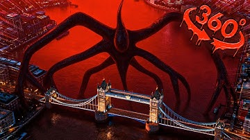 360° VR MIND FLAYER TAKES LONDON! (Stranger Things)