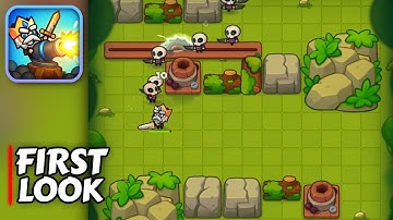Tower King: Defense Game - First Look Gameplay (iOS, Android)