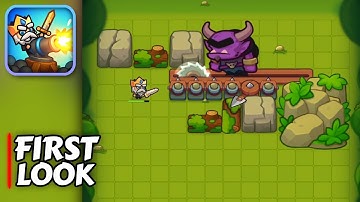 Tower King: Defense Game - First Look Gameplay (iOS, Android)
