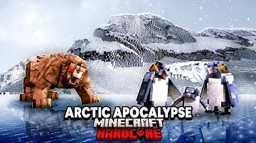 I Spent 100 Days in a Arctic Apocalypse in Hardcore Minecraft... Here