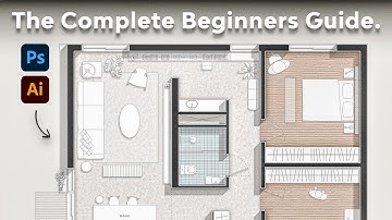 Architecture Plans in Photoshop for Beginners (step-by-step)