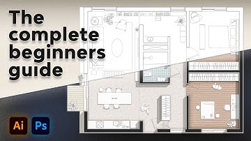 Architecture Plans in Photoshop for Beginners (step-by-step)