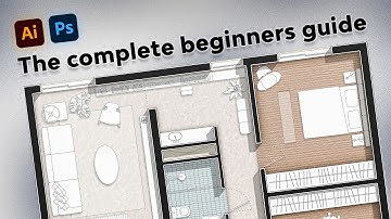 Architecture Plans in Photoshop for Beginners (step-by-step)
