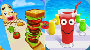 Sandwich Runner Vs. Juice Run - Max Gameplay Walkthrough | Epic Gamer’s Odyssey  #1206