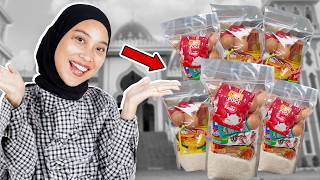 PACKAGE DOZENS OF FOOD PACKAGES TO DISTRIBUTE!! MAY THEY BE BLESSED!!