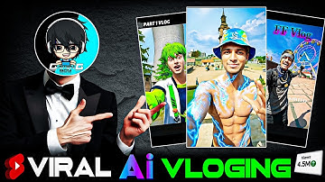 Free fire AI VLOG 😱 Editing tutorial | how to create free fire ai vlog 🔥
