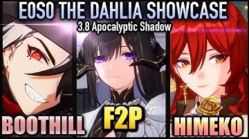 [HSR 3.8 V1] F2P Dahlia ✦ Boothill & Himeko | Honkai Star Rail BETA Apocalyptic Shadow Team Showcase