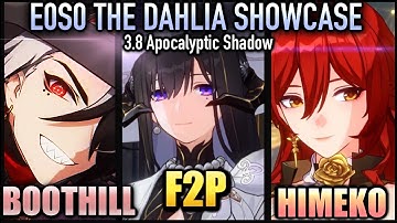 [HSR 3.8 V1] F2P Dahlia ✦ Boothill & Himeko | Honkai Star Rail BETA Apocalyptic Shadow Team Showcase