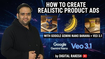 How to Create Realistic Product Ads with AI | Google Veo 3.1 + Nano Banana Full Tutorial