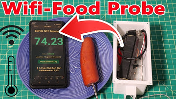 DIY draadloze kookthermometer met NTC-sonde en ESP32