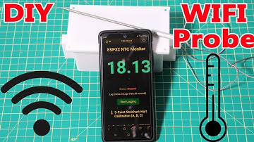 DIY draadloze kookthermometer met NTC-sonde en ESP32