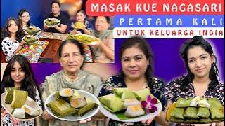 Masak Kue Nagasari Pertama Kali Untuk Keluarga India‼️Kuliner Indonesia Di Luar Negeri‼️