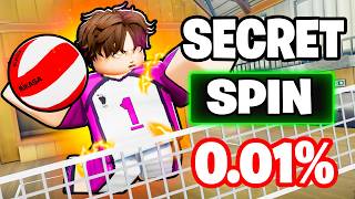 Unlocking 0.0001% SECRET SPIKER in Roblox Haikyuu Legends