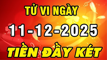 Tu Vi Hang Ngay 11-12-2025 Được Thần Tài Nâng Đỡ Con Giáp Trúng Lộc Bất Ngờ Tiền Vào Đầy Túi