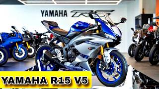 Yamaha 🥰 R15 V5 New Model 2024 | Yamaha 😍 R15 New Model | New R15 V5 On Raod Price #R15v5 #r15v4