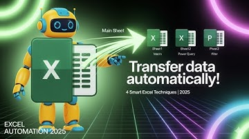 💥 ChatGPT + Excel Automation 2025: Auto Transfer Data in Seconds (Power Query, Macro & Pivot Hacks)