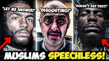 2 MOSLIMS SPRAKELOOS Nadat Sam Shamoun bewijst dat Mohammed een VALSE PROFEET is