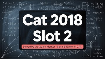 CAT 2018 Slot 2 Question & Answer Q30 Functions & Graphs 01 #catpyqs #catpyqdaily #catexam #catprep