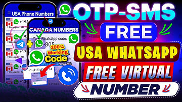 Get FREE Virtual Number For WhatsApp, Telegram & Gmail Verification | Unlimited Temp Numbers