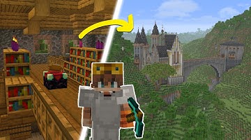 I Built an ENTIRE Castle for my Enchanting Table in Minecraft