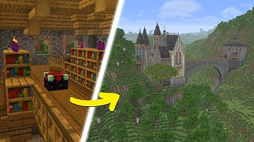 I Built an ENTIRE Castle for my Enchanting Table in Minecraft