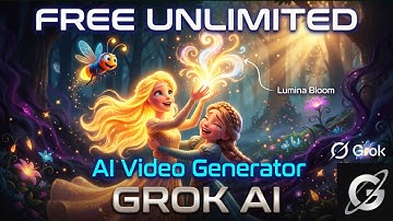 FREE & UNLIMITED AI Video Generator — Make Long YouTube Videos Using Grok AI