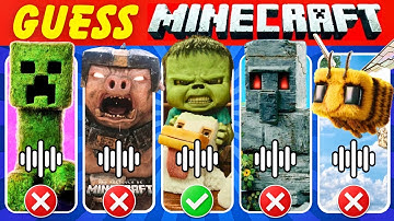 Guess Minecraft Movie Characters by Their Voice | Minecraft Movie Quiz ~ Steve, Garbage Man