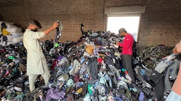 Clothing Recycling! Breathtaking Converting Process Used Apparels into Yarn
