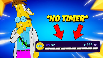 *NEW* NO TIMER Fortnite XP Map to LEVEL UP FAST in Chapter 6 Simpsons Mini Season 2 (EARN XP)