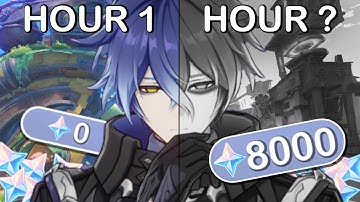 I farmed 8000 primogems for Flins in Genshin Impact