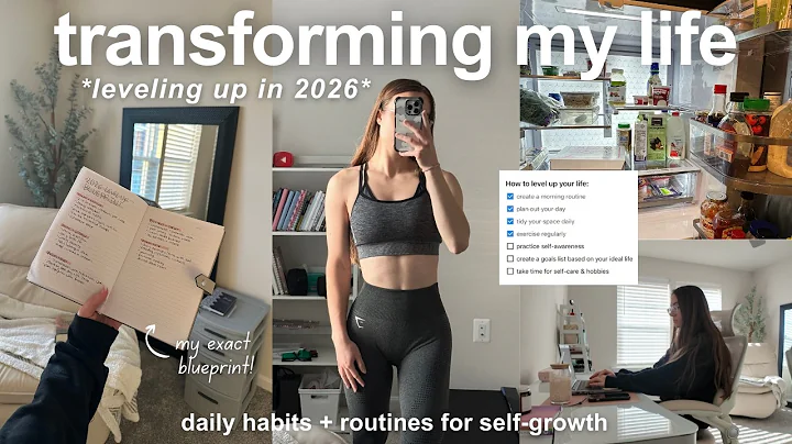 how to LEVEL UP for 2026: *productive vlog* my healthy habits + routine, self care, & wellness days