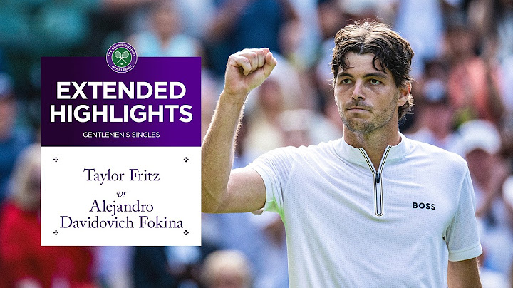 Looking sublime! | Taylor Fritz v Alejandro Davidovich Fokina | Extended Highlights | Wimbledon 2025
