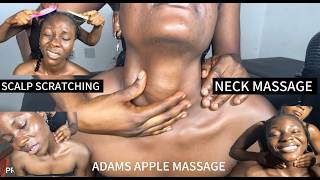 ASMR Ear Licking, Ear Biting, Ear Cleaning,Scalp Scratching, Neck & Adam’s Apple Massage Gum Chewing