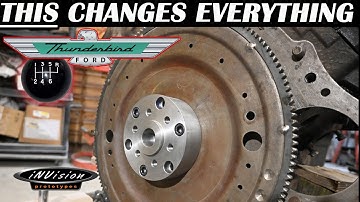 This Flywheel Adapter Changes EVERYTHING! 😱 6 Speed T56 Tremec 1963 Thunderbird