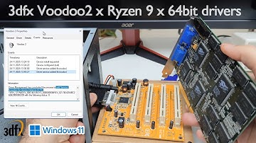 I Got a 3Dfx Voodoo2 Running on Windows 11 (and 98SE) Using Modern Hardware!