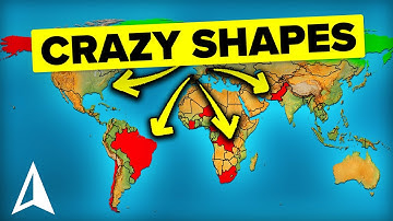 The Most Aesthetic (and Weirdest) Country Outlines