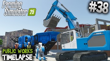 ⚒️ Crushing & Demolition at the Port 🚧 Terex J960 in Action 👷 FS25