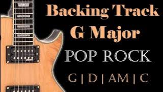 G major Backing Track | Pop Rock | 120 Bpm
