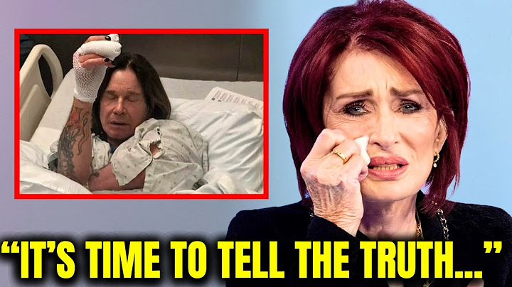 Sharon Osbourne JUST Reveals Truth About Ozzy Ousbourne, And It's Not Good