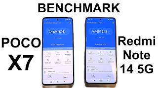 POCO X7 vs Redmi Note 14 5G - BENCHMARK COMPARISON