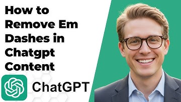 How to Remove Em Dashes in Chatgpt Content (FULL GUIDE 2025)