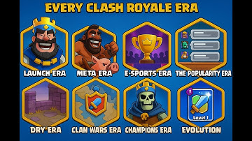 Every Clash Royale Era Explained In 11 Minutes!