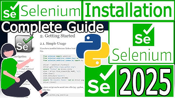 How to Install Selenium with latest Python on Windows 10/11 [ 2025 Update ] Python Selenium Tutorial