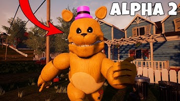 FAST FREDBEAR in Hello Neighbor Alpha 2